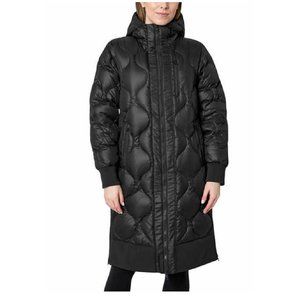 MONDETTA Women Quilted Down Parka 650 Fill Power--Black
